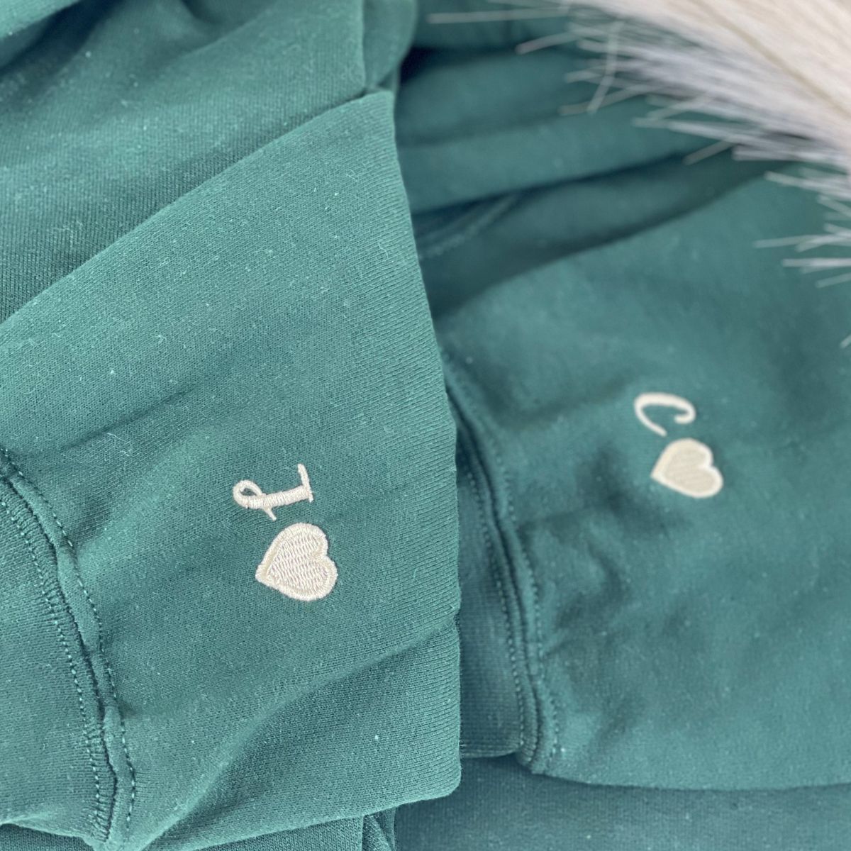 Custom Roman Numeral Embroidered Hoodie