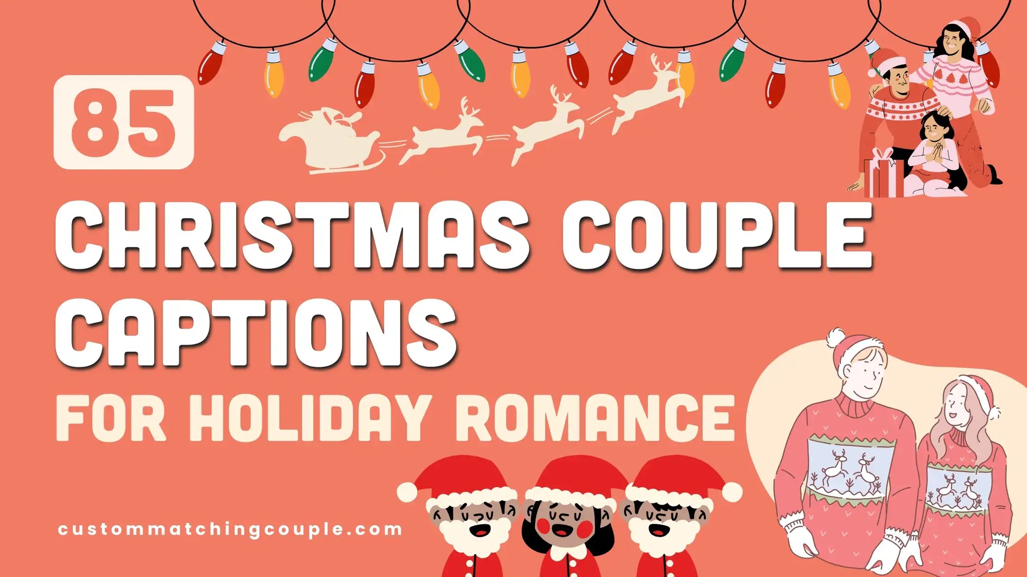 Christmas Couple Captions for Holiday Romance