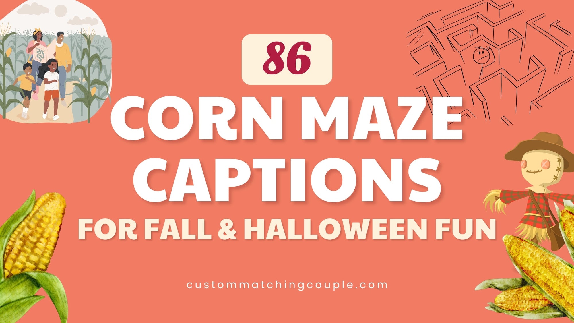 Corn Maze Captions for Fall & Halloween Fun