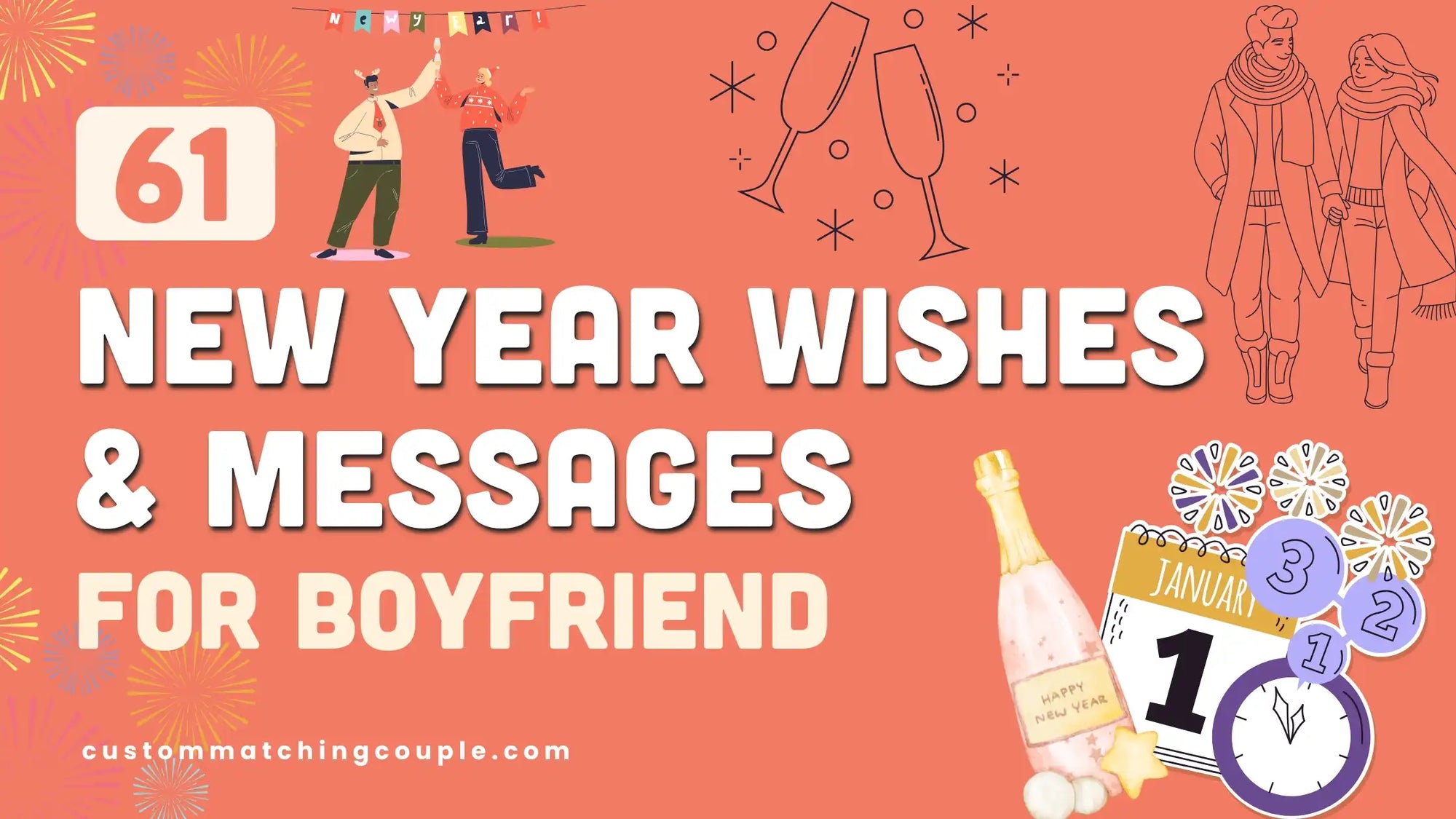 New Year Wishes & Messages for Boyfriend That He'll Love