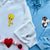 Cat And Bird Custom Embroidered Hoodies For Couples, Cute Cat And Bird Couples Embroidered Hoodie