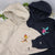 Couples Embroidered Hoodies, Cute Flame and Aqua Cartoon Matching Hoodie
