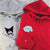 Custom Embroidered Hoodies for Couples, Cute Cartoon Cat & Bunny Couples Embroidered Hoodie