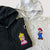 Custom Embroidered Hoodies for Couples, Pretty Cartoon Princess x Mario Couples Embroidered Hoodie