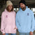 Custom Embroidered Hoodies for Couples, Cute Cow Stitch and Angel Couples Embroidered Hoodie