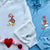 Custom Embroidered Hoodies for Couples, Cute Duck Couples Embroidered Hoodie