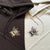 Custom Bee Embroidered Matching Set Couple Sweatshirt Hoodies