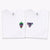 Custom Embroidered Cartoon Villain Duo Matching Couple T-shirts