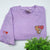 Custom Embroidered Cute Bear Couple Love Matching T-shirts for Couples