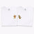 Custom Embroidered Cute Bear Tiger Matching T-shirts for Couples