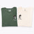 Custom Embroidered Cute Cartoon Couple Matching T-shirts with Special Date
