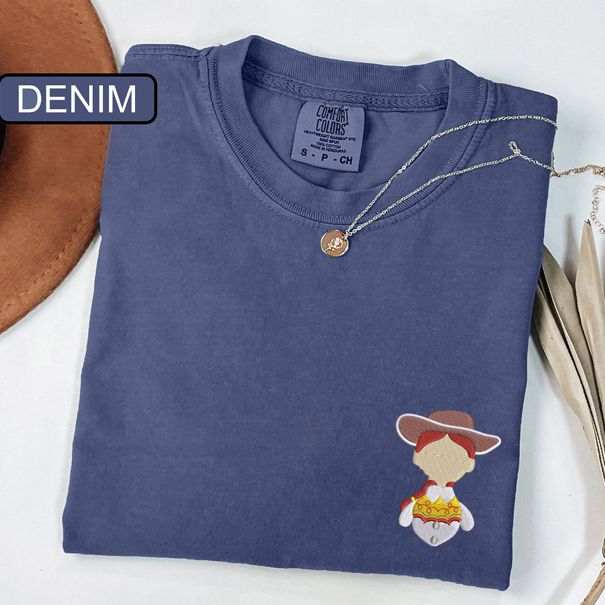 Custom Embroidered Cute Cartoons Toys Matching T-shirts for Couples