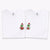 Custom Embroidered Cute Green Christmas Cartoons Matching T-shirts for Couples