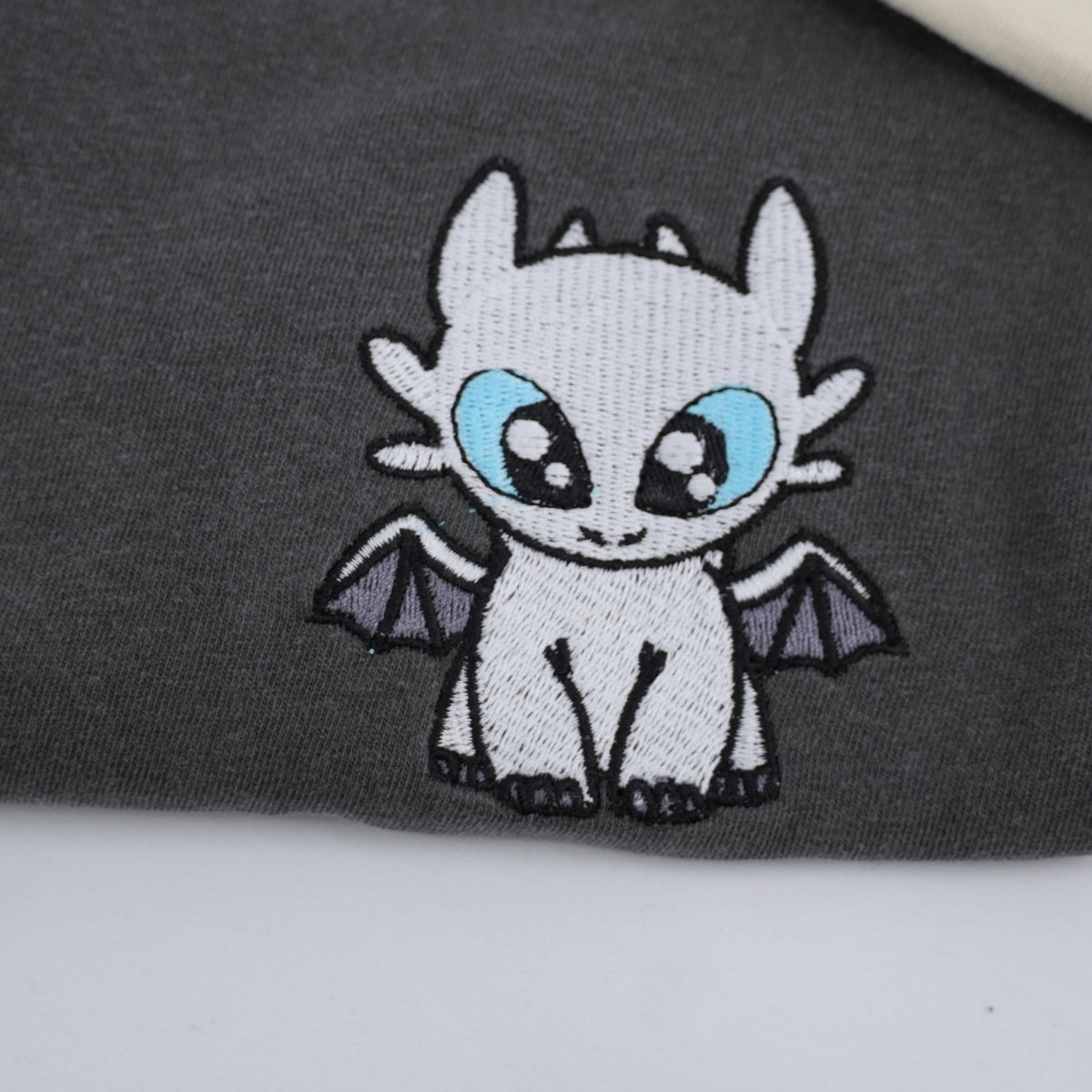 Custom Embroidered Dragon's Lovely Characters Matching T-shirts for Couples