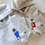 Custom Embroidered Funny Squirrel Duo Matching Hoodies for Couples