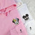 Custom Embroidered Hoodies For Couples, Custom Matching Couple Hoodie, Cartoon Jack Sally Mouses Couples Embroidered Hoodie