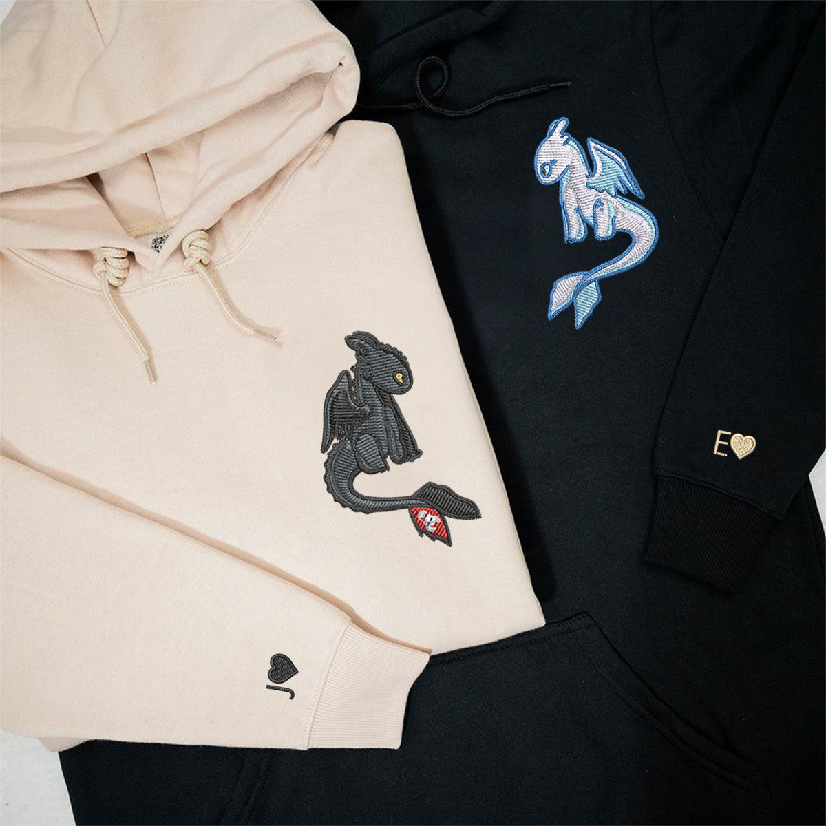 Custom Matching Hoodies For Couples - Cute Couple Hoodies