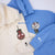 Custom Embroidered Hoodies For Couples, Custom Matching Couple Hoodie, Spider Miles x Kitten Gwen Couples Embroidered Hoodie V1
