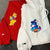 Custom Embroidered Hoodies for Couples, Cute Bear & Donkey Halloween Hoodie