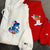 Custom Embroidered Hoodies for Couples, Cute Donkey & Pig Halloween Couples Embroidered Hoodie