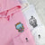 Custom Embroidered Hoodies for Couples, Cute Gothic Cat Duo Hoodie, Matching Couple Outfit