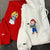 Custom Embroidered Hoodies for Couples, Horror Doll Duo Halloween Hoodie