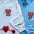 Custom Embroidered Sweatshirts For Couples, Custom Matching Couple Hoodies, Couples Embroidered Matching Sweater