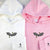 Custom Flying Bat Embroidered Matching Set Couple Sweatshirt Hoodies