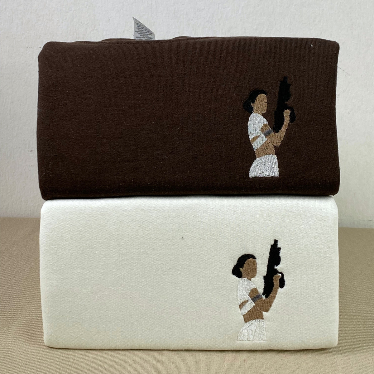 Custom Matching Couple Hoodies, Embroidered Space Duo Hoodie, Cute Romantic Galaxy Couple Design