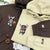 Custom Matching Couple Hoodies with Cute Alien Halloween Embroidery