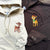 Custom Matching Couple Hoodies with Cute Christmas Deer Embroidery
