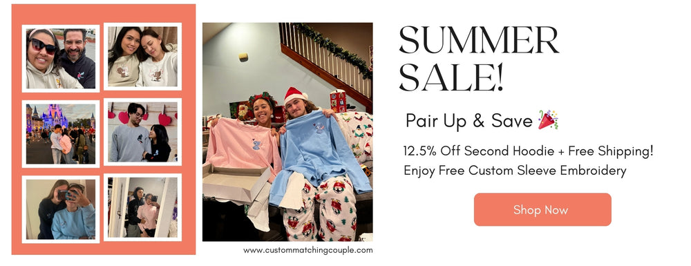 Custom Matching Hoodies For Couples - Cute Couple Hoodies
