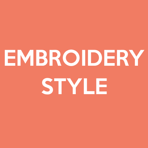 Embroidery Style: