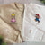 Custom Embroidered Sweatshirts For Couples, Custom Mario Her Hero And His Princess Couples Matching Embroidered Sweatshirt