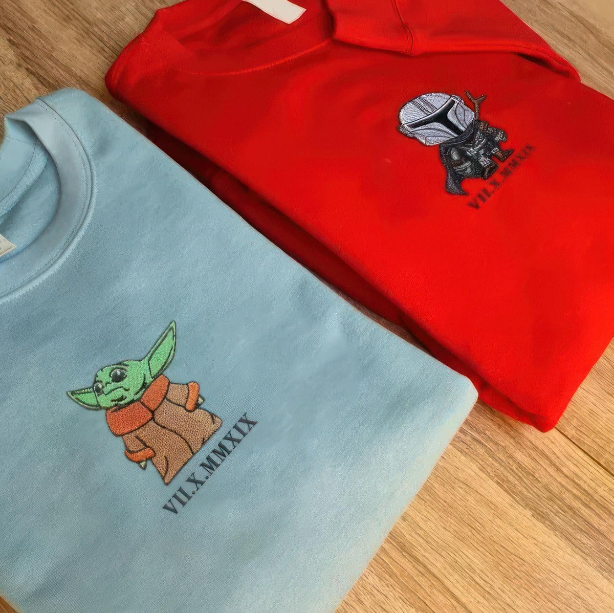 Custom Embroidered Sweatshirts For Couples, Matching Sweatshirts For C