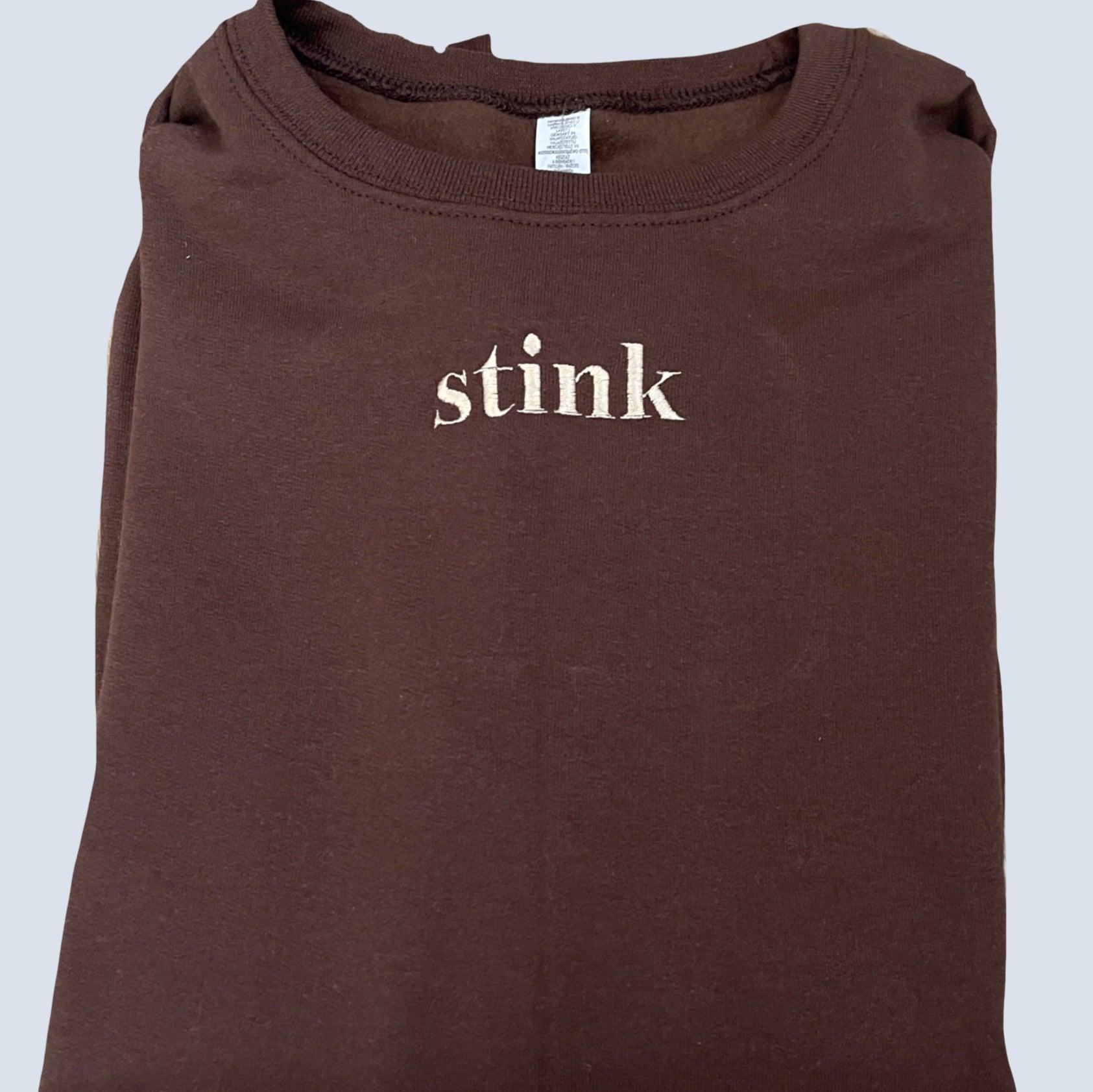 Custom Stink Stinky Embroidered Matching Set Couple Sweatshirt Hoodies