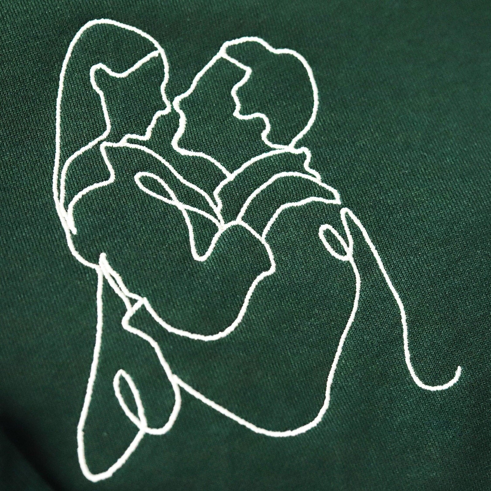 Custom Embroidered Hoodies For Couples, Custom Embroidered Portrait From Photo Matching Couple Hoodie, Outline Photo Embroidered Hoodie