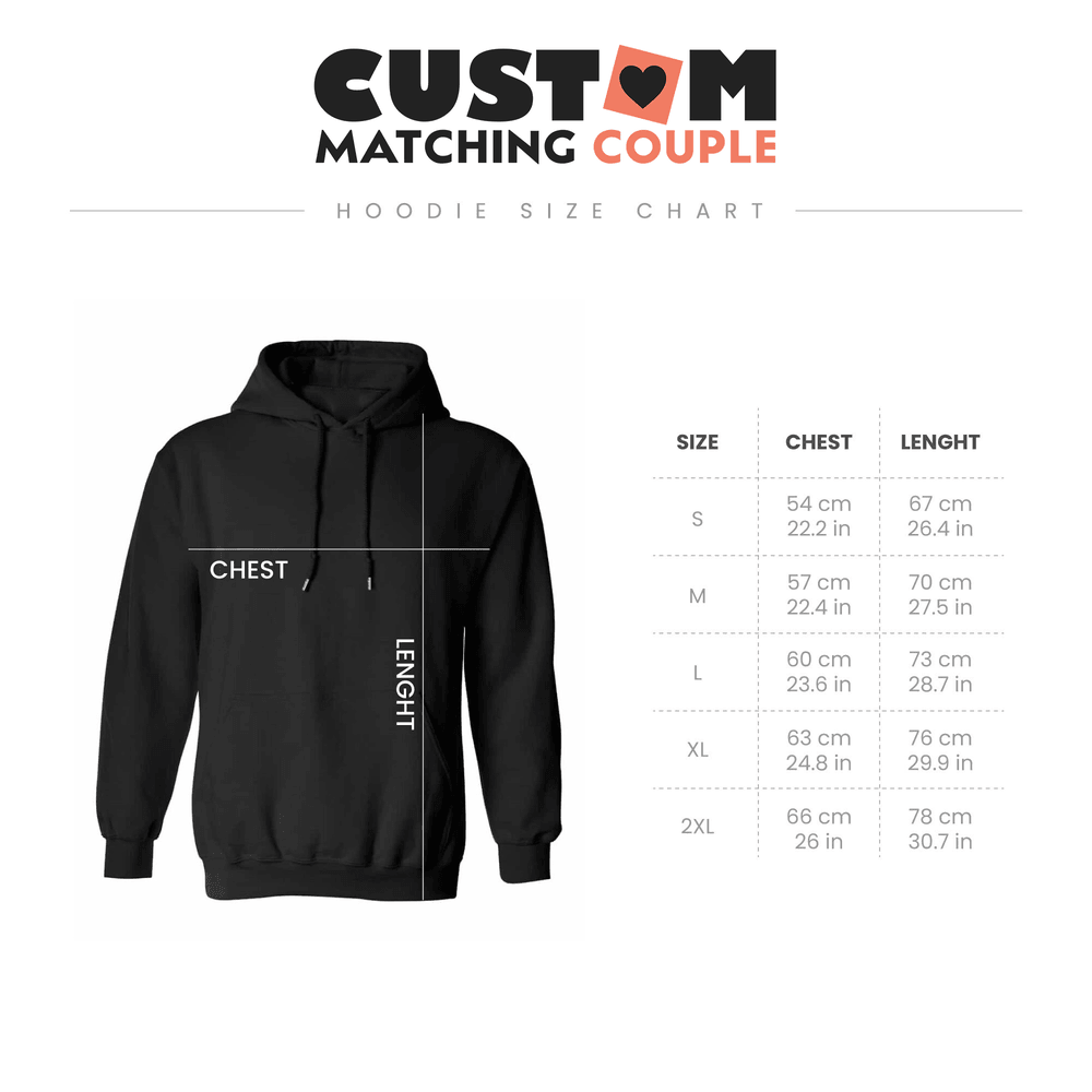 Custom Embroidered Hoodies For Couples, Best Matching Hoodies For Couples, Funny Couple Cartoon Character Embroidery Sweatshirt