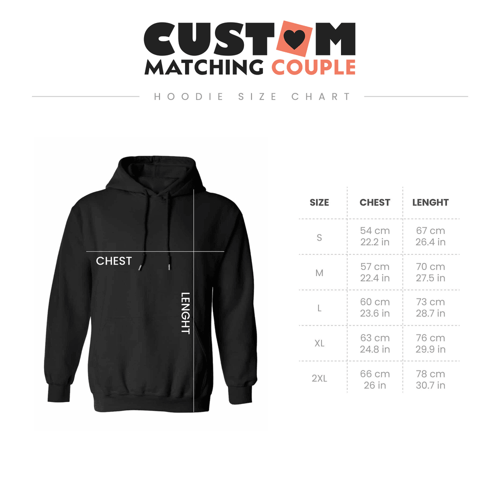 Custom Embroidered Roman Numeral Date Initials on Sleeves Couple Matching Embroidered Crewneck Sweatshirt Hoodie