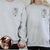 Custom Embroidered Portrait Line Drawing Couple Matching Sweatshirt Hoodies