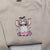 Custom Embroidered Halloween Sweatshirts For Couples, Spooky Cute Ghost Lovers Embroidered Sweater