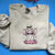 Custom Embroidered Halloween Sweatshirts For Couples, Spooky Cute Ghost Lovers Embroidered Sweater