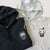 Custom Embroidered Hoodies for Couples, Cute Gothic Cat Duo Hoodie, Matching Couple Outfit