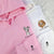 Custom Embroidered Roman Numeral Date Hoodies For Couples, Cute Cartoon Dogs Embroidered Hoodie