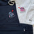 Custom Embroidered Roman Numeral Hoodies for Couples, Cute Alien Duo Matching Date Hoodie