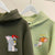 Custom Embroidered Sweatshirts For Couples, Devil Cat x Angel Mouse Matching Embroidered Hoodie