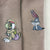 Custom Embroidered Hoodies For Couples, Custom Matching Couple Hoodies, Cartoon Bunny Inspired Couples Embroidered Matching Hoodie