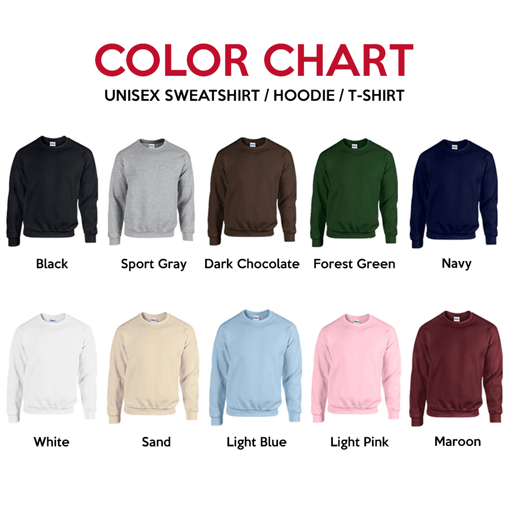 Custom Embroidered Sweatshirts For Couples, Custom Matching Couple Sweatshirt, Max x Rox Couples Embroidered Crewneck Sweater V2