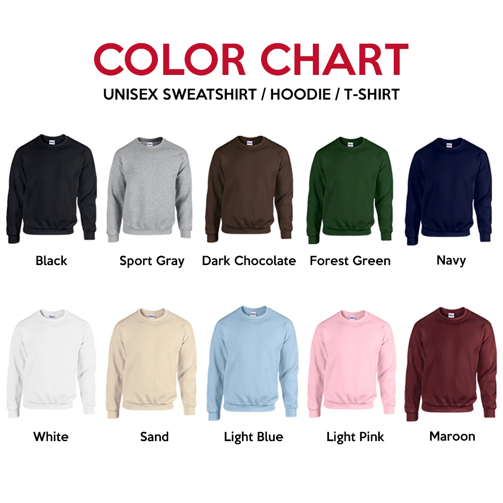Custom Embroidered Sweatshirts For Couples, Custom Matching Couple Sweatshirt, Cute Cartoon Couples Embroidered Crewneck Sweater V1